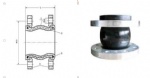SINGLE SPHERE FLANGED RUBBER EXPANSION JOINT