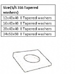316SS Tapered Washer